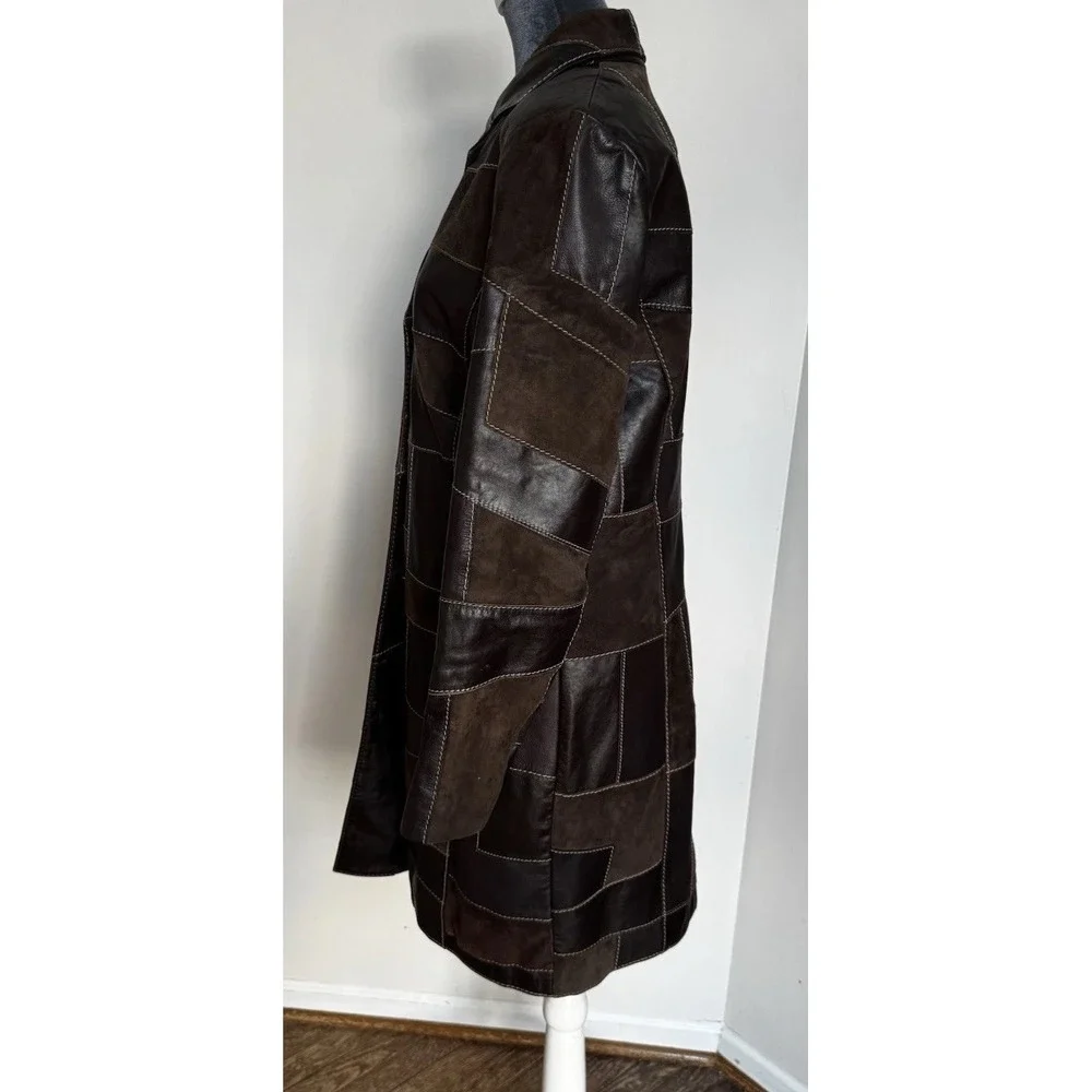 Elements of Vakko patchwork leather